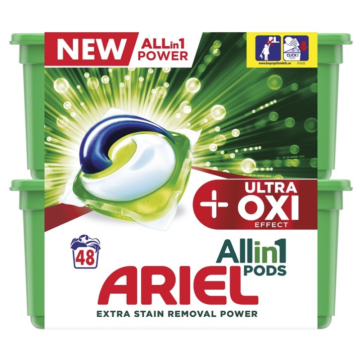 Ariel Ambrosia kapsle All in+OXI Bílé 48 Ariel Ambrosia kapsle All in+OXI Bílé 48 - Drogerie Prací prostředky Kapsle